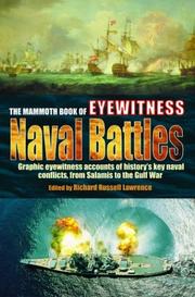 Cover of: The mammoth book of eyewitness naval battles
