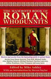 Cover of: The Mammoth book of Roman whodunnits