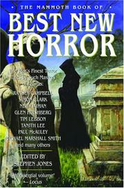 Cover of: The Mammoth Book of Best New Horror, Vol. 15 by Stephen Jones