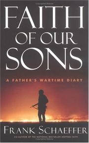 Cover of: Faith of Our Sons: A Father's Wartime Diary