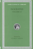 Cover of: Isocrates by Isocrates