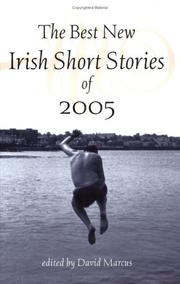 Cover of: The Best New Irish Short Stories 2005 (Best New Irish Short Stories)