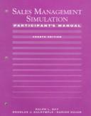 Cover of: Sales management simulation: participant's manual
