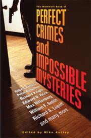 Cover of: The Mammoth Book of Perfect Crimes and Impossible Mysteries
