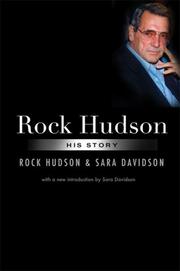 Cover of: Rock Hudson: His Story