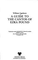 A guide to the cantos of Ezra Pound