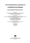 The Fifth International Conference on Automotive Electronics