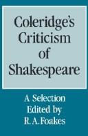 Coleridge's criticism of Shakespeare : a selection