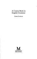 Cover of: A Course Book in English Grammar (Studies in English Language)