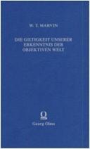 Cover of: Giltigkeit unserer Erkenntnis der objektiven Welt