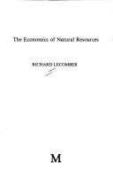 The economics of natural resources