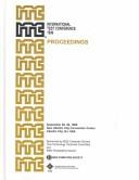 Cover of: 1999 International Test Conference (International Test Conference//Proceedings) | N. J.) International Test Conference (30th : 1999 : Atlantic City