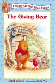 Cover of: The giving bear