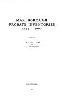 Marlborough probate inventories 1591 - 1775