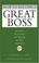 Cover of: How to Become a Great Boss