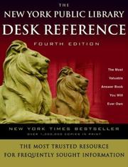 Cover of: The New York Public Library desk reference. by 