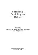 Chesterfield parish register 1601-35