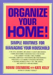 Cover of: Organize your home!