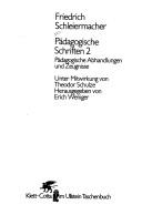 Cover of: Pädagogische Schriften