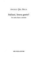 Cover of: Italiani, brava gente?: un mito duro a morire