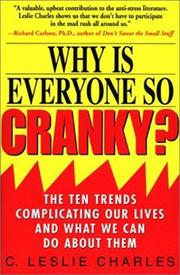 Cover of: Why is everyone so cranky?