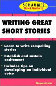 Cover of: Schaum's quick guide to writing great short stories
