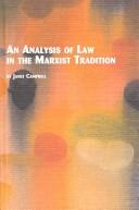 Cover of: Analysis of Law in the Marxist Tradition (Studies in Political Science (Lewiston, N.Y.), V. 12.)