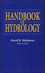 Handbook of hydrology