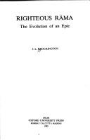 Cover of: Righteous Rāma: the evolution of an epic