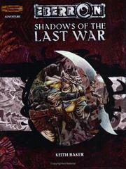 Shadows of the last war : a 2nd level adventure