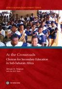 Cover of: At the crossroads: challenges for secondary education in Africa
