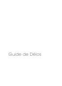 Cover of: Guide de Délos