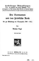 Cover of: Normannen und das frȧnkische Reich bis zur Gründung der Normandie (799-811)