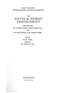 The Davis & Hedge festschrift