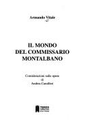 Cover of: mondo del commissario Montalbano: considerazioni sulle opere di Andrea Camilleri