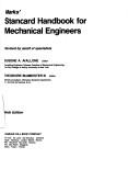 Marks' standard handbook for mechanical engineers