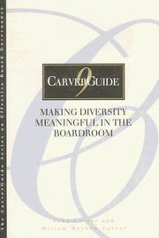 Cover of: Making diversity meaningful in the boardroom
