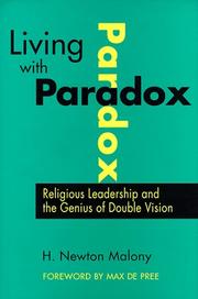Cover of: Living with paradox by H. Newton Malony