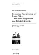 Economic revitalisation of inner cities : the urban programme and ethnic minorities