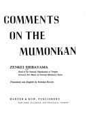 Zen comments on the Mumonkan by Shibayama, Zenkei