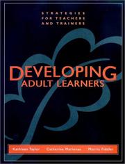 Developing adult learners : strategies for teachers and trainers