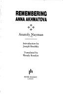 Cover of: Remembering Anna Akhmatova