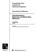 Quiet revolutions : powertrain and vehicle noise refinement