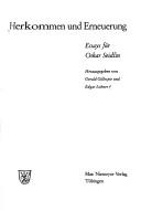 Cover of: Herkommen und Erneuerung: essays fur Oskar Seidlin