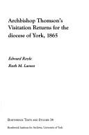 Archbishop Thomson's visitation returns for the diocese of York, 1865