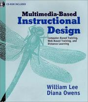 Multimedia-based instructional design by William W. Lee, Diana L. Owens