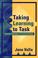 Cover of: Taking learning to task