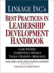 Linkage Inc.'s best practices in leadership development handbook : case studies, instruments, training