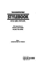 The Associated Press stylebook and libel manual by Norm Goldstein