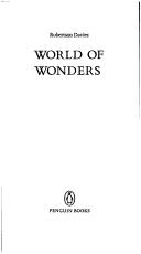 Cover of: World of wonders